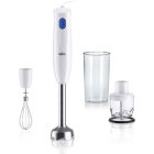 Braun Mixer vertical MQ10.202M, 450W, 0.6 L / 0.35L, Alb