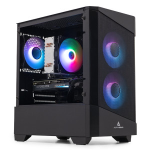 Gaming BALAUR Fulger Max, Intel i5-12400F 2.5GHz, 32GB DDR4, 500GB SSD, RTX 3070 8GB GDDR6, Iluminare RGB