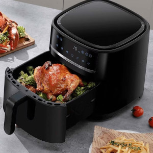 Xiaomi Friteuza fara ulei Mi Smart Air Fryer BHR6942EU, 1500 W, 4 L, Display, Negru