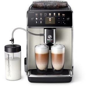 Philips automat Saeco GranAroma SM6582/30, 1500W, 15bar, 1.8L, Negru/Inox