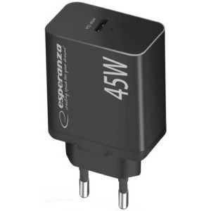 Esperanza 1x USB-C, 45W Black