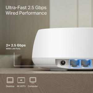 TP-LINK 2.5Gigabit DECO BE25 Dual-Band WiFi 7 2Buc