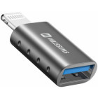 Cablu de date / adaptor Swissten Adaptor OTG Lightning Male la USB Female, Grey