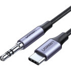 Cablu audio Ugreen AV143, 1x USB-C Male - Jack 3.5 mm Male, 1m, Negru