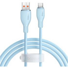 Cablu de date / adaptor Baseus Pudding, USB Male la USB-C Male, 100 W, 2 m, Blue