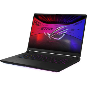 ASUS Gaming 18'' ROG Strix SCAR 18 G835LW, 2.5K Mini LED 240Hz, Procesor Intel® Core™ Ultra 9 275HX (36M Cache, up to 5.40 GHz), 64GB DDR5, 2TB SSD, GeForce RTX 5080 16GB, No OS, Off Black