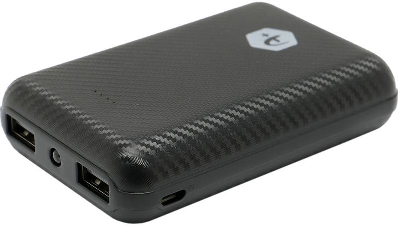 Baterie externa A+ PBX10USB40, 10000 mAh, 2x USB, Black