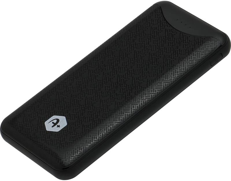 Baterie externa A+ PBX10USBT46, 10000 mAh, 2x USB, 1x USB-C, Black