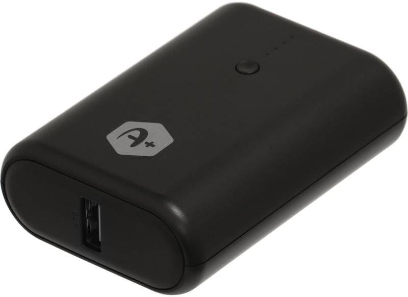 Baterie externa A+ T972, 10000 mAh, 1x USB, 1x USB-C, Black