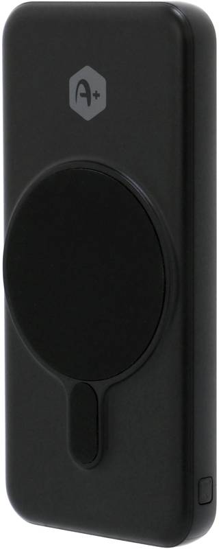 Baterie externa A+ PBXT118C, 10000 mAh, Wireless, 1x USB, 1x USB-C, Black