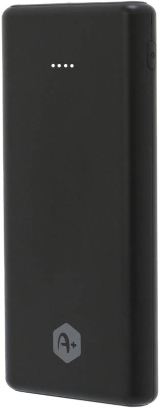 Baterie externa A+ PBXT90, 10000 mAh, 2x USB, 1x USB-C, Black