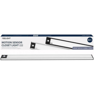 Yeelight Lampa LED cu senzor miscare pentru dulap A40, Silver, 40 cm lungime