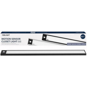 Yeelight Lampa LED cu senzor miscare pentru dulap A40, Black, 40 cm lungime