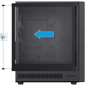 Gamemax Focus Mesh Black