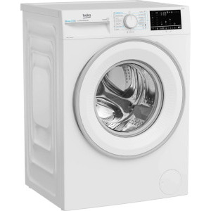 Beko B3WFU48415WWES, 8 kg, 1400 RPM, Clasa A, ProSmart Inverter, EnergySpin, SteamCure, SteamTherapy, Iron Fast, AddXtra, Alb