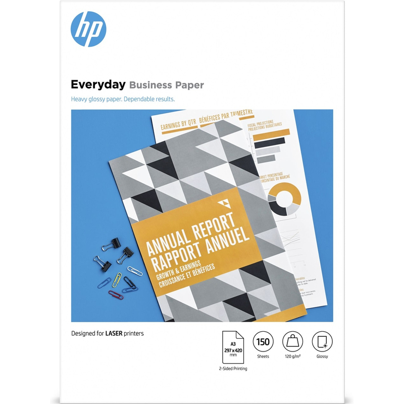 Hartie HP Everyday Business Glossy A3 150 coli