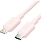 Cablu de date / adaptor Vention USB-C Male la Lightning Male, 1 m, Pink, amperaj maxim suportat 3A