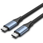 Cablu de date / adaptor Vention USB-C Male la USB-C Male, 1 m, Black, amperaj maxim suportat 5A