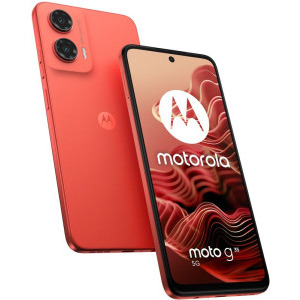 Motorola Moto G35, 5G Edition, 128GB, 8GB RAM, Dual SIM, Tri-Camera, Guava Red