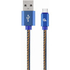 Cablu de date / adaptor Gembird USB Male la USB-C Male, 1 m, Blue