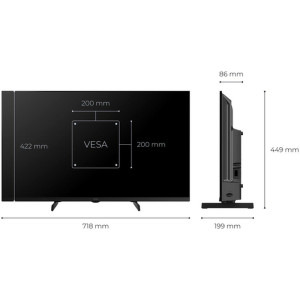 KIVI Smart TV 32F720QB Seria F720QB 80cm negru Full HD