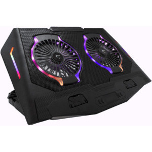 White Shark ICE SHADOW, max. 17.3 inch, hub USB incorporat, Display LED, RGB LED fan, suport telefon