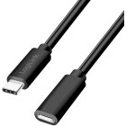 Cablu de date / adaptor Logilink CU0210 Extensie USB-C Male la USB-C Female, 100 W, 1 m, Black