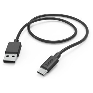 Cablu de date / adaptor Hama USB Male la USB-C Male, 1 m, Black
