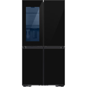 Frigider Side By Side Samsung RF65DB970E22EO, 645 L, Clasa E, Full No Frost, Digital Inverter, Triple Cooling, Metal Cooling, Cool Select+, Beverage Center, SmartThings, Dozator de apa & gheata, Control eletronic, 185 cm, Negru