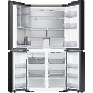 Samsung RF65DB970E22EO, 645 L, Clasa E, Full No Frost, Digital Inverter, Triple Cooling, Metal Cooling, Cool Select+, Beverage Center, SmartThings, Dozator de apa & gheata, Control eletronic, 185 cm, Negru