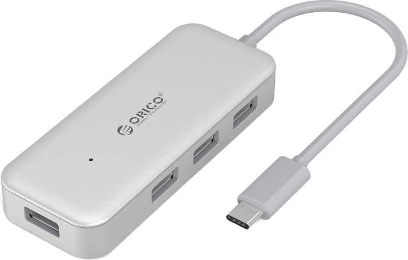 Hub USB Orico TC4U-U3 4 Port-uri Silver