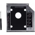 Adaptor HDD Caddy OEM HDD/SSD pentru unitati optice de tipul 9.5 mm