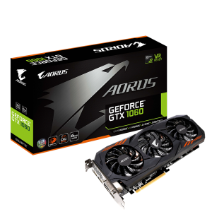 GIGABYTE AORUS GeForce GTX 1060 6GB GDDR5 192-bit