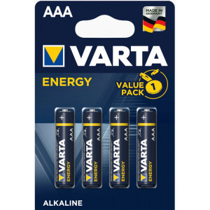 Varta Energy AAA, Alcaline, 4 buc
