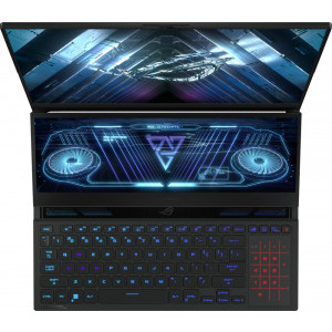 ASUS Gaming 16'' ROG Zephyrus Duo 16 GX650RS, QHD+ 165Hz, Procesor AMD Ryzen™ 9 6900HX (16M Cache, up to 4.9 GHz), 64GB DDR5, 2x 2TB SSD, GeForce RTX 3080 8GB, Win 11 Home, Black