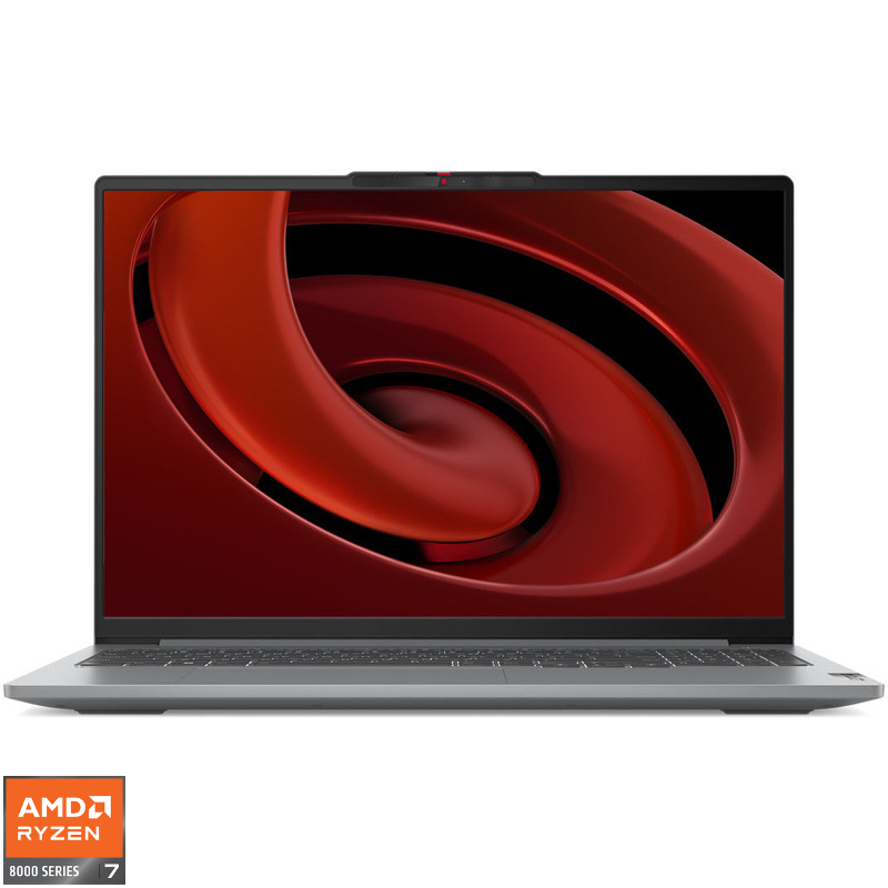 Laptop Lenovo 16'' IdeaPad Pro 5 16AHP9, 2.5K IPS 120Hz, Procesor AMD Ryzen™ 7 8845HS (16M Cache, up to 5.1 GHz), 32GB DDR5X, 1TB SSD, GeForce RTX 4050 6GB, No OS, Arctic Grey