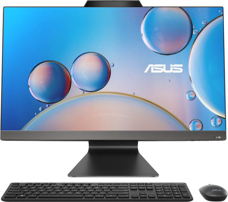 All-In-One PC ASUS M3702, 27 inch FHD IPS, Procesor AMD Ryzen 5 7520U 2.8GHz, 8GB RAM, 256GB SSD, Radeon 610M, Camera Web, Windows 11 Pro Education