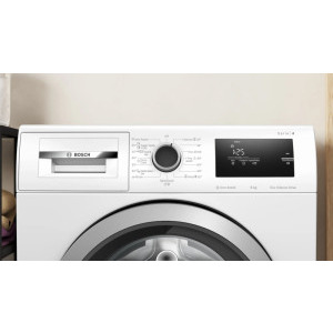 Bosch WAN28060BY, 8 kg, 1400 RPM, Clasa A, EcoSilence Drive, ActiveWater Plus, SpeedPerfect, VarioDrum, AntiVibration, Alb
