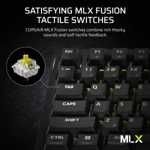 Corsair K65 Plus RGB 75% RGB MLX Fusion Switch Mecanica