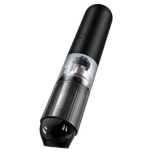 Baseus de mana A3, putere aspirare 15000 pa, filtru HEPA, acumulator 4x2000mAh, Black + cablu Type-C la USB, 135W, 0.07L, Negru