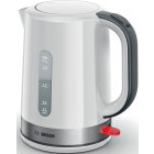 Fierbator Bosch TWK6A511, 2200W, 1.7L, Alb/Inox