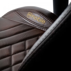 Noblechairs EPIC Real Leather maro-negru