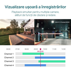 TP-LINK VIGI NVR1104H-4P 4 Canale