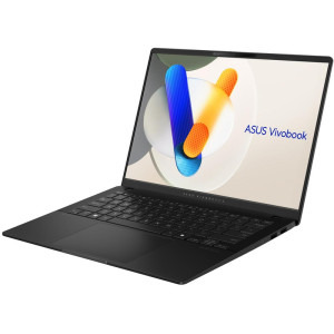ASUS 14'' Vivobook S 14 OLED M5406KA, WUXGA, Procesor AMD Ryzen™ Al 7 350 (16M Cache, up to 5.0 GHz), 24GB LPDDR5X, 1TB SSD, AMD Radeon 860M, No OS, Neutral Black