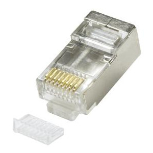 Accesoriu retea Logilink Mufa RJ45 pentru cablu FTP & S/FTP CAT5e 100 buc