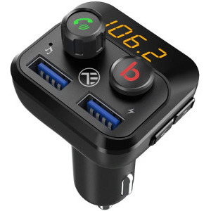 Incarcator auto Tellur Modulator FM Bluetooth FMT-B8, Black