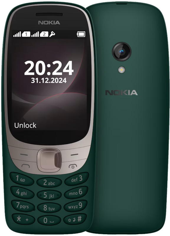 Telefon mobil Nokia 6310 (2024), Dual SIM, Green