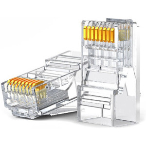 Ugreen Mufa RJ45 pentru cablu UTP CAT6 100 buc
