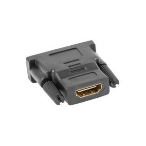 Lanberg 1x DVI-D Dual Link Male - 1x HDMI 1.4 Female, Negru