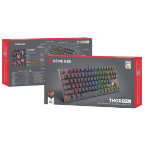 Genesis THOR 303 TKL RGB Outemu Red Switch Mecanica